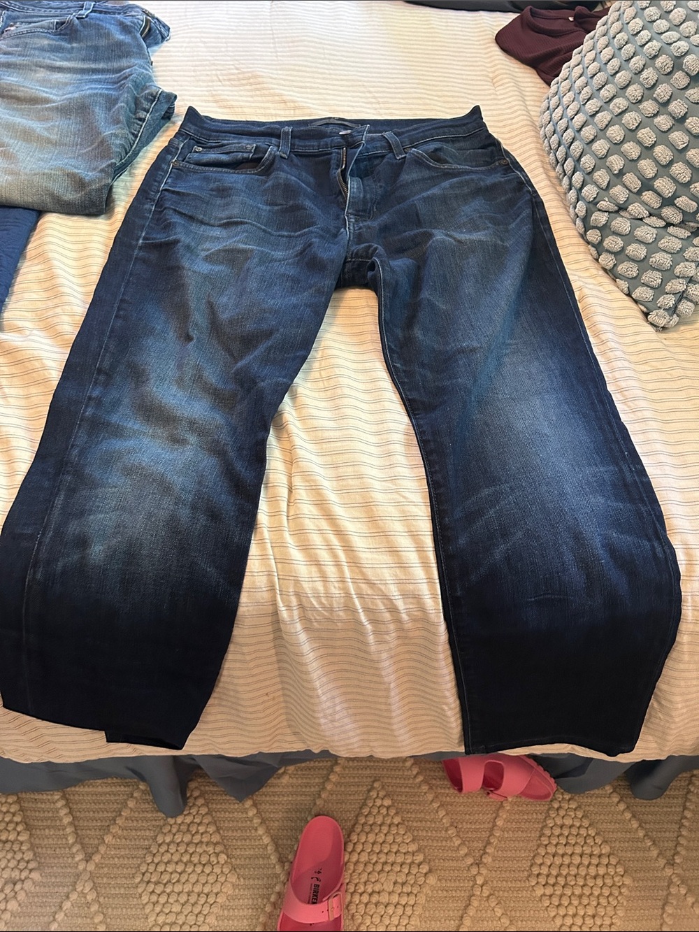 Joe's Jeans Relaxed Fit Dark Blue Denim